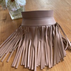 Beautiful BCBG belt with fringe